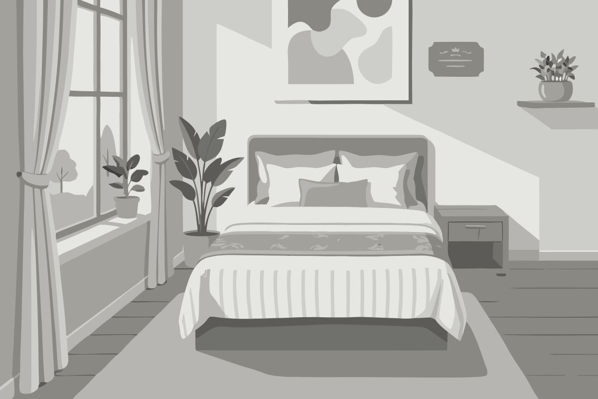 Apartamento de 2 Quartos com Vista do Jardim